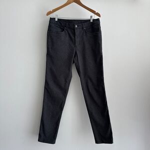 Lululemon Pants Mens 32 Gray ABC Tech Canvas Heather Slim Performance Athleisure